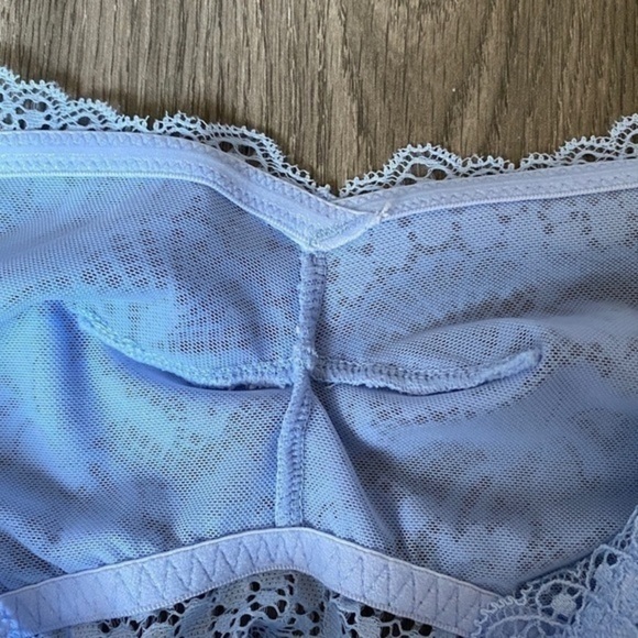 Free People Lacey Looks Bandeau In Blue Size Medium - Picture 12 of 15